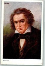 sign. Klingsbögl Beethoven, L. van Künstlerkarte