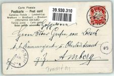 Drei Jungs in Tracht Trachten Bayern 1904 Lithographie / Künstlerkarte