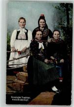 W3560 Biedenkopf Frauen in ortsüblicher Tracht Verlag Max Stephani No. 109 Trachten Hessen