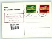 37574 W3352 Einbeck 1969 Sonderstempel Historischer Bierzug 1569 Vergißmeinnicht -Reit-Post-Curs Einbeck-München