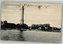 Swinemünde Swinoujscie 1918 Foto AK Leuchtturm Feldpost WK I
