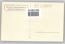 28195 W2800 Bremen - neues Rathaus