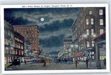 Niagara Falls - Falls Street at night AKU2