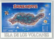 Arrecife - Leporello, Insel-Übersicht