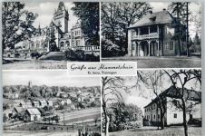 07768 O6901 Hummelshain - Kirche, Ortsansicht, Schloss