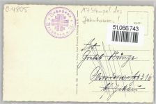 06632 O4805 Freyburg (Unstrut) - Ortspartie, Stempel des Jahnhauses