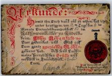 23552 W2400 Buntekuh - Rathsweinkeller , Urkunde