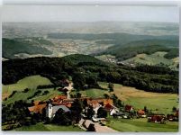 64397 W6101 Neunkirchen , Odenw - Ev. Kirche Fliegeraufnahme
