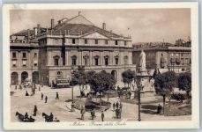 20100 Milano - 1912 Piazzo della Scala Straßenbahn