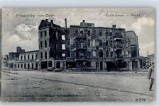 Eydtkuhnen Tschernyschewskoje - Markt zerstörtes Gebäude