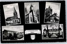 75038 W7519 Flehingen - Schloß Kath. Kirche Ev. Kirche