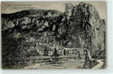 55583 W6552 Bad Münster-Ebernburg am Stein 1905 - Kurgarten Rheingrafenstein