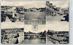 39539 O3530 Havelberg - Havelpartie Steintorbrücke Ernst Thälmann Strasse