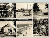 18347 O2591 Ostseebad Dierhagen - Ladenstraße Strand Erholungsheim Ernst Moritz Arndt