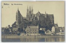 01662 O8250 Meißen , Sachs - 1910 Königliche Albrechtsburg