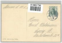 01662 O8250 Meißen , Sachs - 1910 Königliche Albrechtsburg