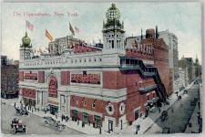 New York City Lithographie The Hippodrome