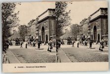 Paris Boulevard Saint-Martin Stereokarte
