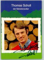 Thomas Scholl Autogramm origin. Unterschrift Schlagersänger KEINE AK