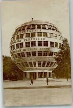 01067 O8000 Dresden 1923 Foto AK Das Kugelhaus anläßlich der Jahresschau Deutscher Arbeit
