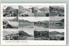 22017 Menaggio - Lugano Punte di Melide Monte Generoso Santuario Madonna dei Sasso Pilanza Baveno Isola Bella Bellagio