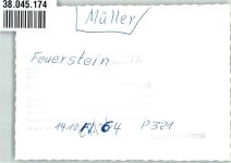 91320 W8553 Ebermannstadt FOTO KEINE AK Fliegeraufnahme Feuerstein Ort handschriftlich Foto Original aus Archiv eines Ansichtskartenverlages