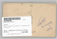 75000 Paris - Paris (Frankreich) Leporello II (beschnitten, fleckig VS)
