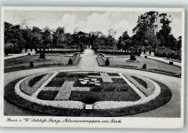 49324 W4520 Buer , Wiehengeb 1942 Gebrauchsspuren Schloss Berge Blumenwappen