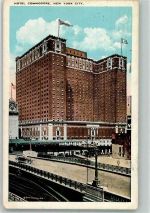 New York City 1930 Foto AK Hotel Commodore