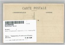 75000 Paris - Paris (Frankreich) Leporello I-II (fleckig RS)
