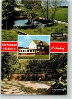 57250 W5902 Netphen - Cafe Gasthaus Lahnhof mit der Lahnquelle und der Siegquelle