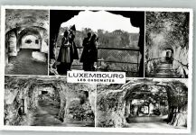 Luxembourg Luxemburg Foto AK Höhle Kasematten