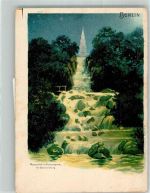 10115 W1000 Kreuzberg Lithographie Viktoriapark Wasserfall Beleuchtung