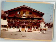 83714 W8160 Miesbach FOTO KEINE AK Haus Zum Himmisepp mit Maibaum Foto Original aus Archiv eines Ansichtskartenverlages