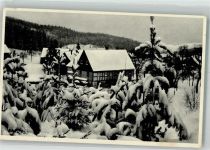 02796 O8805 Kurort Jonsdorf Winter Gasthaus Haus Chicago