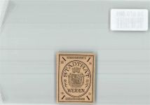 92637 W8480 Weiden , Oberpf Notgeldschein 1 Pfennig Stadtrat