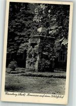 14827 O1825 Wiesenburg , Mark 1942 Foto AK Schloss Brunnen