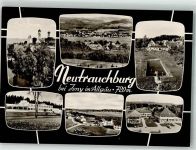 88316 W7972 Neutrauchburg Foto AK Schwimmbad Kirche Hotel