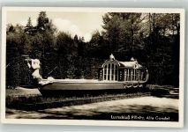 01067 O8000 Pillnitz Foto AK Schloss Pillnitz Alte Gondel