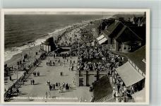 25980 W2280 Westerland Foto AK Strandpromenade Gasthaus