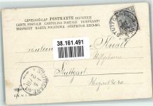 Holzschuh Fox Terrier Windmühle B.K.W.I. 648 Trachten Niederlande / Hollandkind 1904
