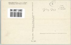 87561 W8980 Oberstdorf Foto AK Kirchstraße mit Hotel Löwen