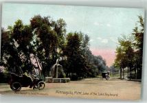 Minneapolis Foto AK Auto Oldtimer Lake of the Isles Boulevard