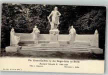 W1000 Tiergarten Ahnen Gallerie in d. Sieges Allee Markgraf Albrecht II. Denkmal