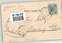 Kürsinger Hütte 1903 Foto AK Hüttenstempel