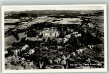 96317 W8640 Kronach , Oberfr 1938 Foto AK Fliegeraufnahme des Ortes mit Veste Rosenberg