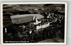 89264 W7912 Roggenburg , Schwab Foto AK Fliegeraufnahme Kloster