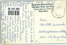 07607 O6520 Eisenberg , Thür Foto AK Schloss Kirche
