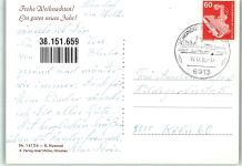 Weihnachten Kleiner Engel mit Kerze und Reh Verlag Josef Müller Nr. 14126 Hummel Künstlerkarte