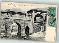 Quebec 1909 Foto AK Briefmarke Bildseite